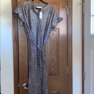 NWT LOFT Tie Waist Dress Size XL
